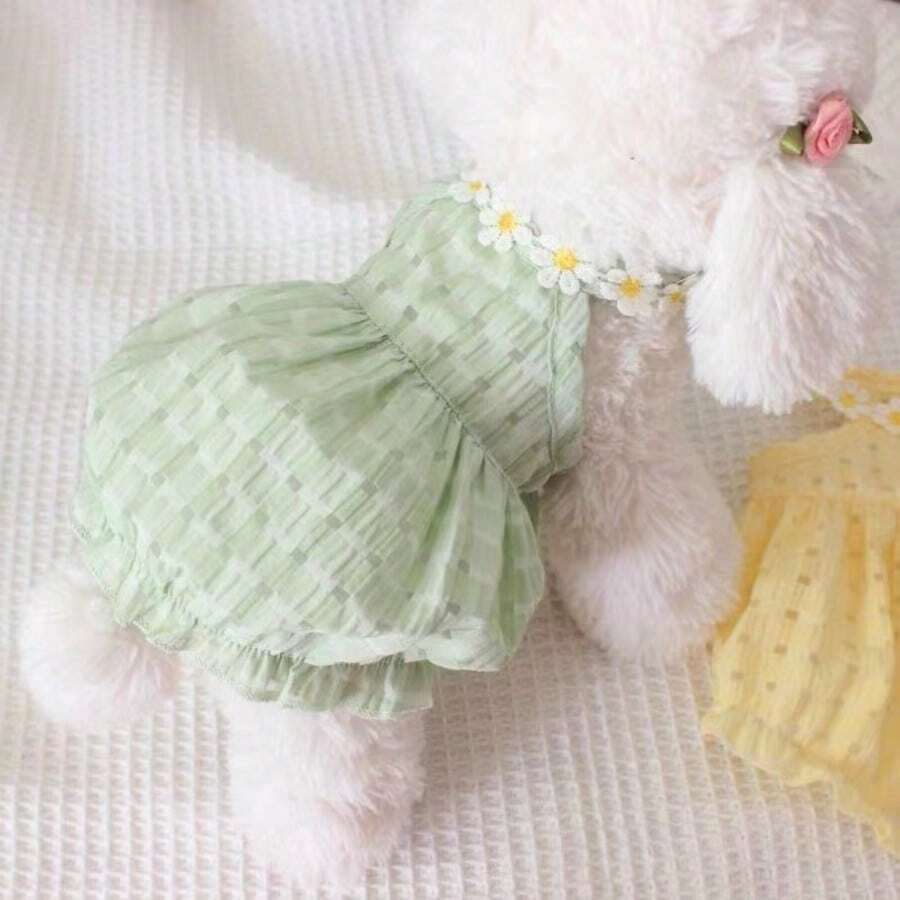 Cat Dress Thin Summer Anti-Shedding Kitten Princess Style Dresses For Scottish Fold & Kittens, Puppy Clothes